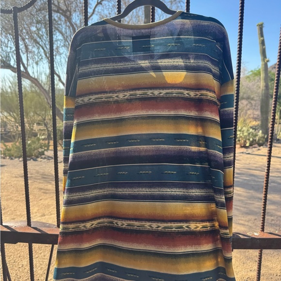 Double D Ranch Beaded Black and Gold Top - Picture 4 of 4